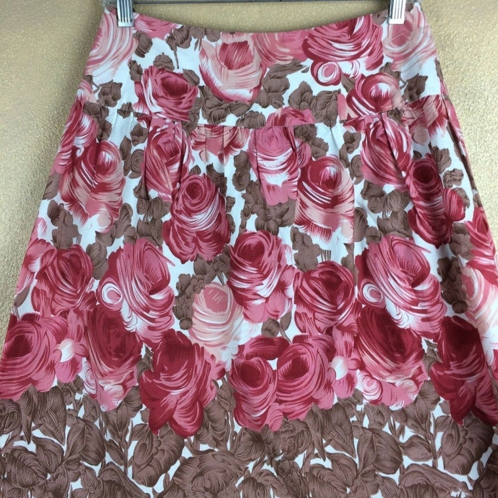Vintage Floral Print Summer Fun Comfy Skirt